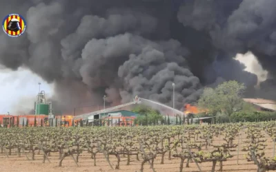 Imagen del incendio de San Antonio